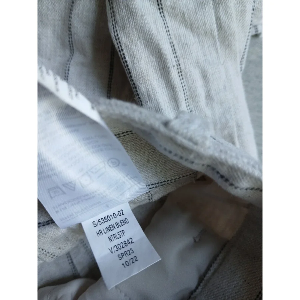 Banana Republic Pants 4 Linen Wide Leg Pleated Trouser Work Career Corp Office